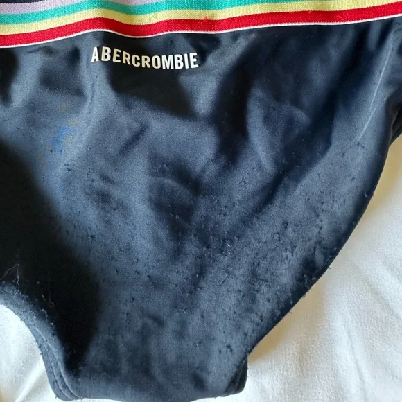 Abercrombie Kids Black Rainbow Band Bikini - Picture 6 of 6